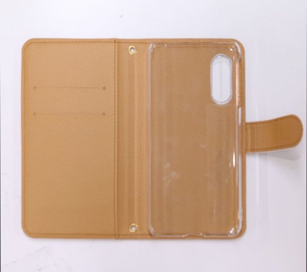 画像2: 受注生産品約1か月  和んこ堂マーク総柄【iPone対応 手帳タイプ】 (2)