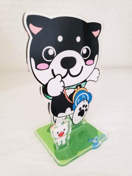 画像2: アクリルスタンドフィギアジオラマシリーズ　走れ柴っこ＆シロたん (2)
