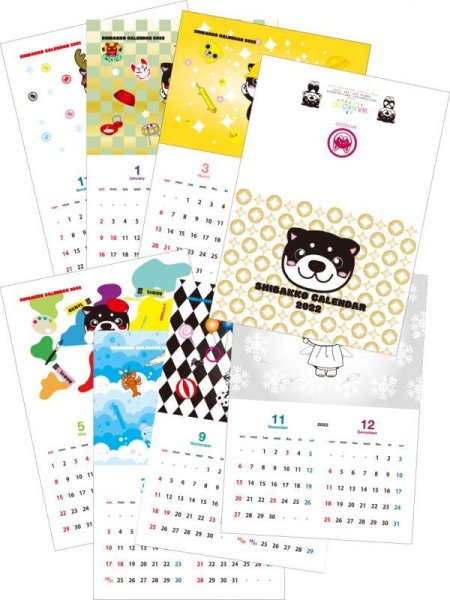 画像2: SHIBAKKO カレンダー2022 柴っこ直筆サイン入り (2)