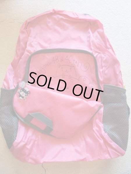 画像2: ウキウキお出かけリュック　ピンク　アクスタキーホルダー＆柴っこ直筆サイン入り (2)
