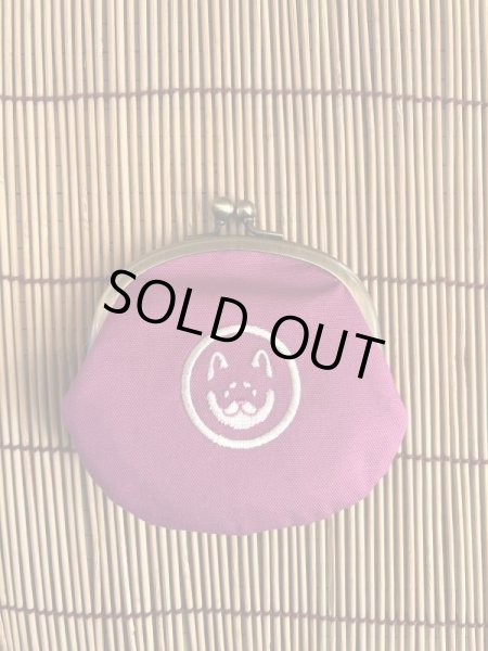 画像1: 和んこ堂刺繍入りがま口財布 ピンク (1)