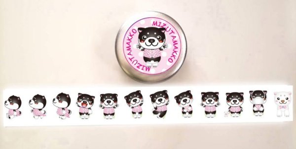 画像2: 新発売！水玉ピンクっこシール缶 (2)