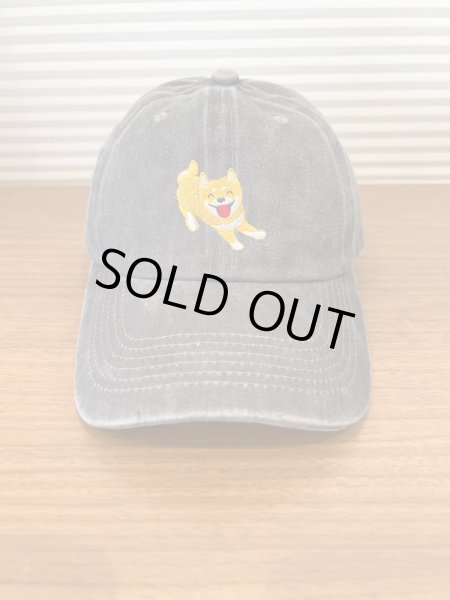 画像1: 和んこ堂 刺繍キャップ「柴犬B」 グレー (1)